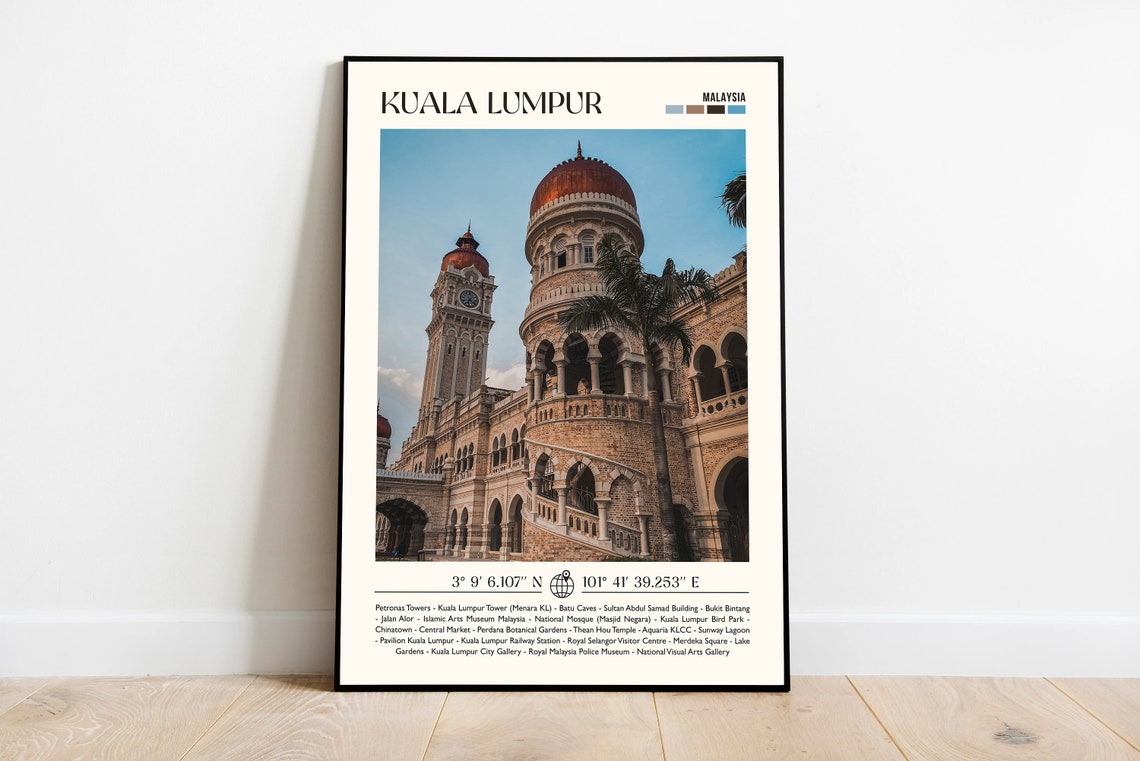 Kuala Lumpur Malaysia Sultan Abdul Samad Building Photo Poster