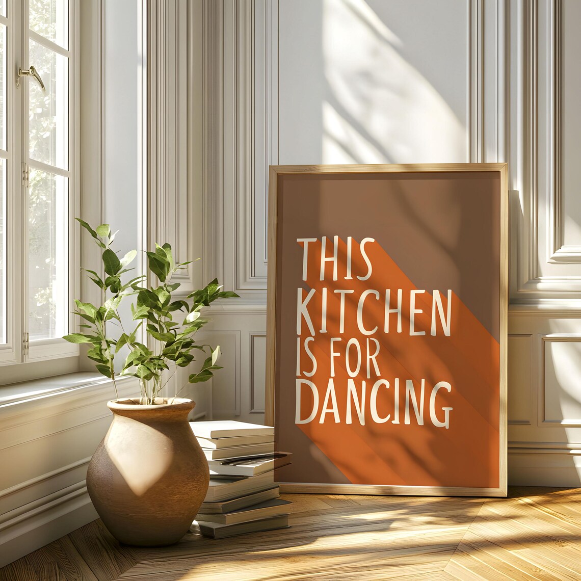 This Kitchen Is For Dancing, Rustic Home Decoration - Image 5