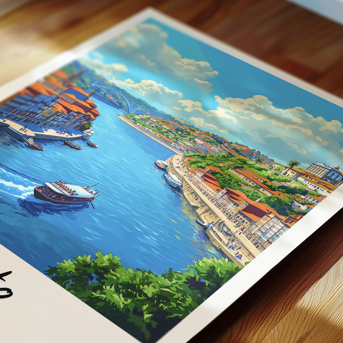 Porto Portugal Travel Poster, Minimalist Art Print - Image 2