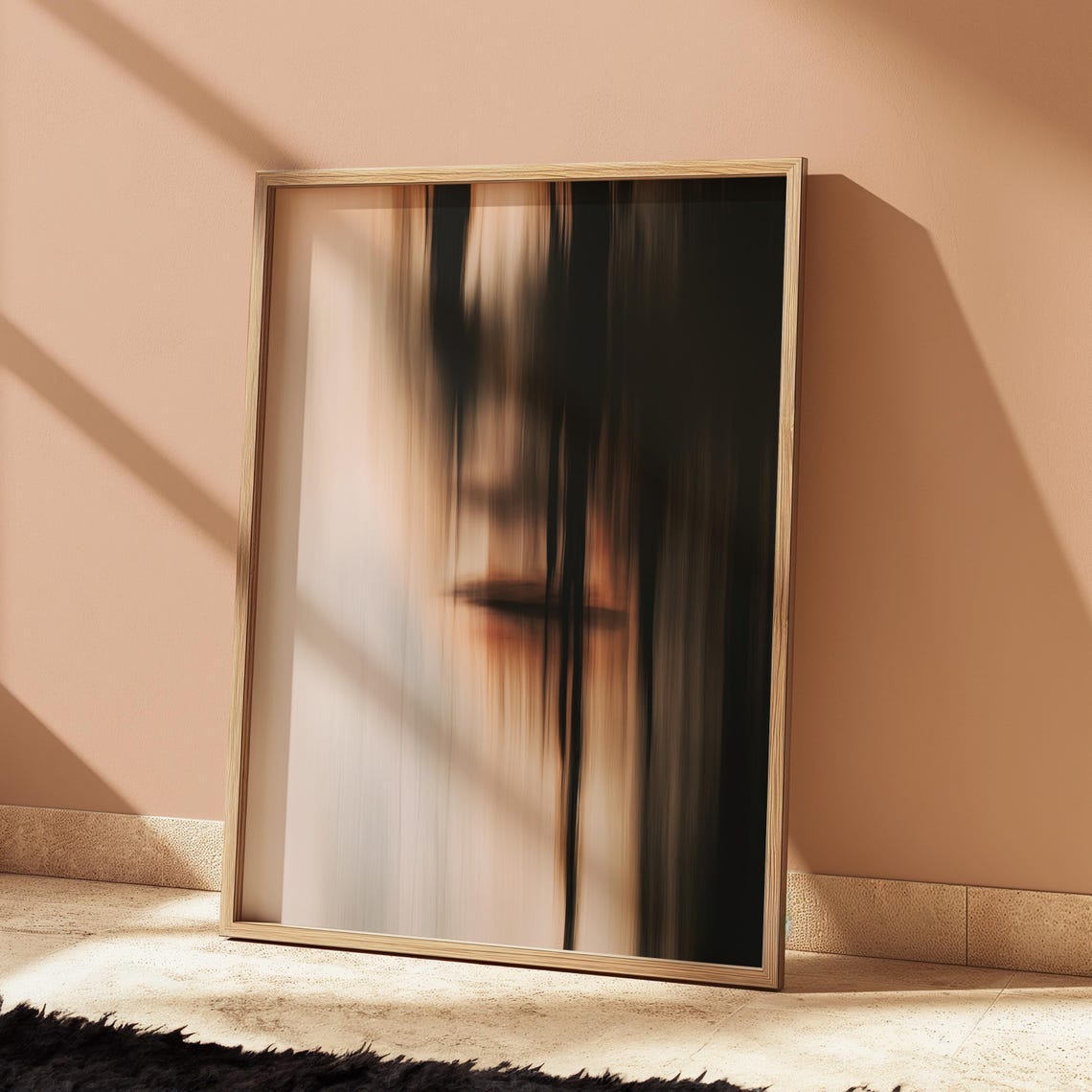 Abstract Ghostly Face, Surreal Gothic Art Print - Image 3