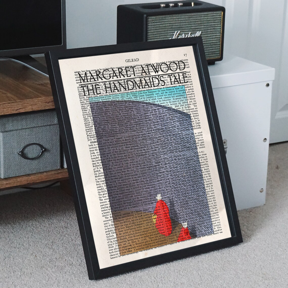 The Handmaid's Tale Margaret Atwood Dictionary Page Literary Art Print - Image 2