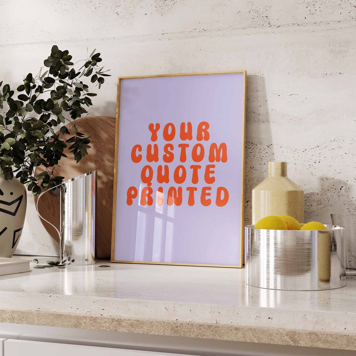 Custom Quote Typography Personalised Gift - Image 3