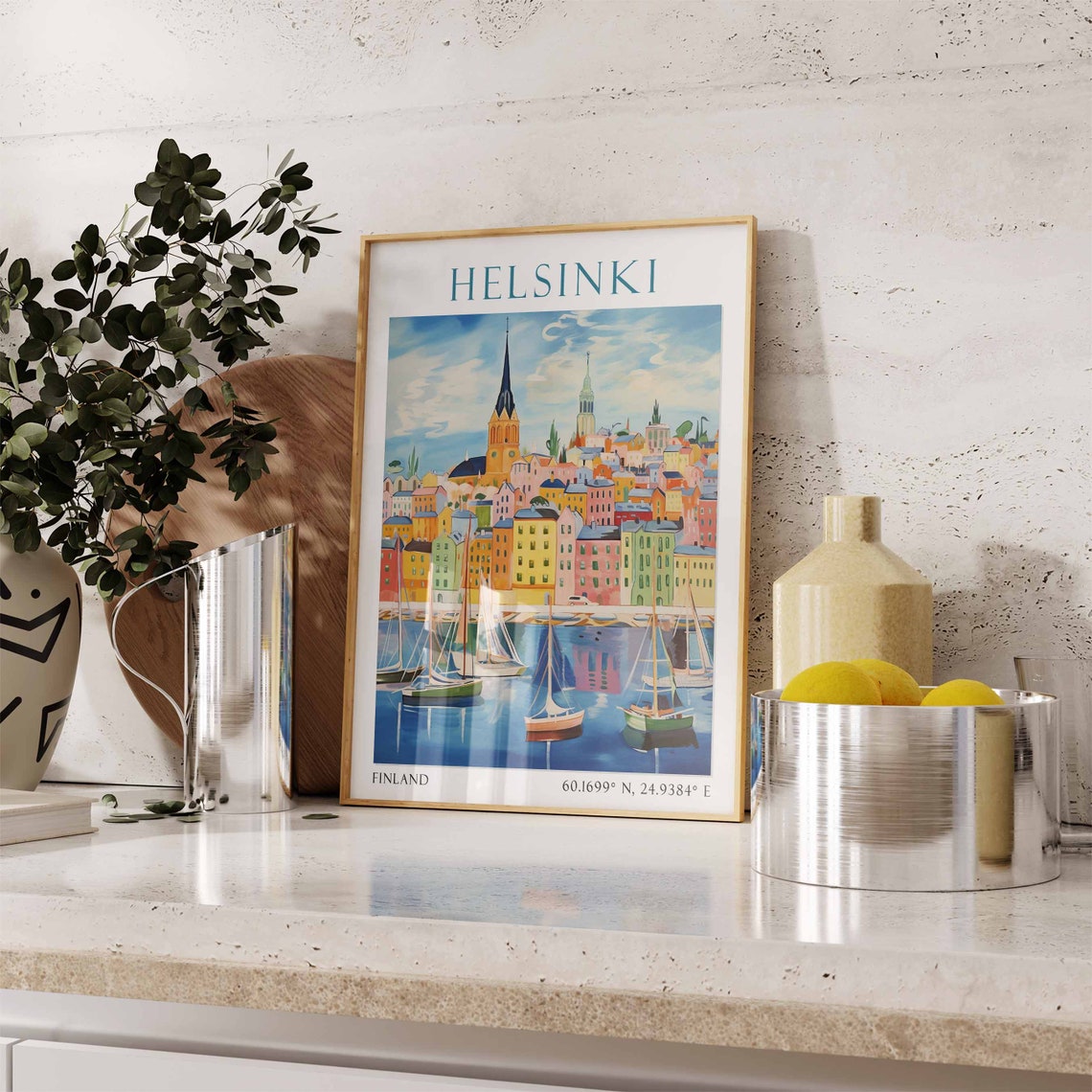 Helsinki Finland Travel Poster Wall Art Helsinki Finland Poster Helsinki Finland Wall Art Helsinki Finland Travel Print Travel Gift - Image 2