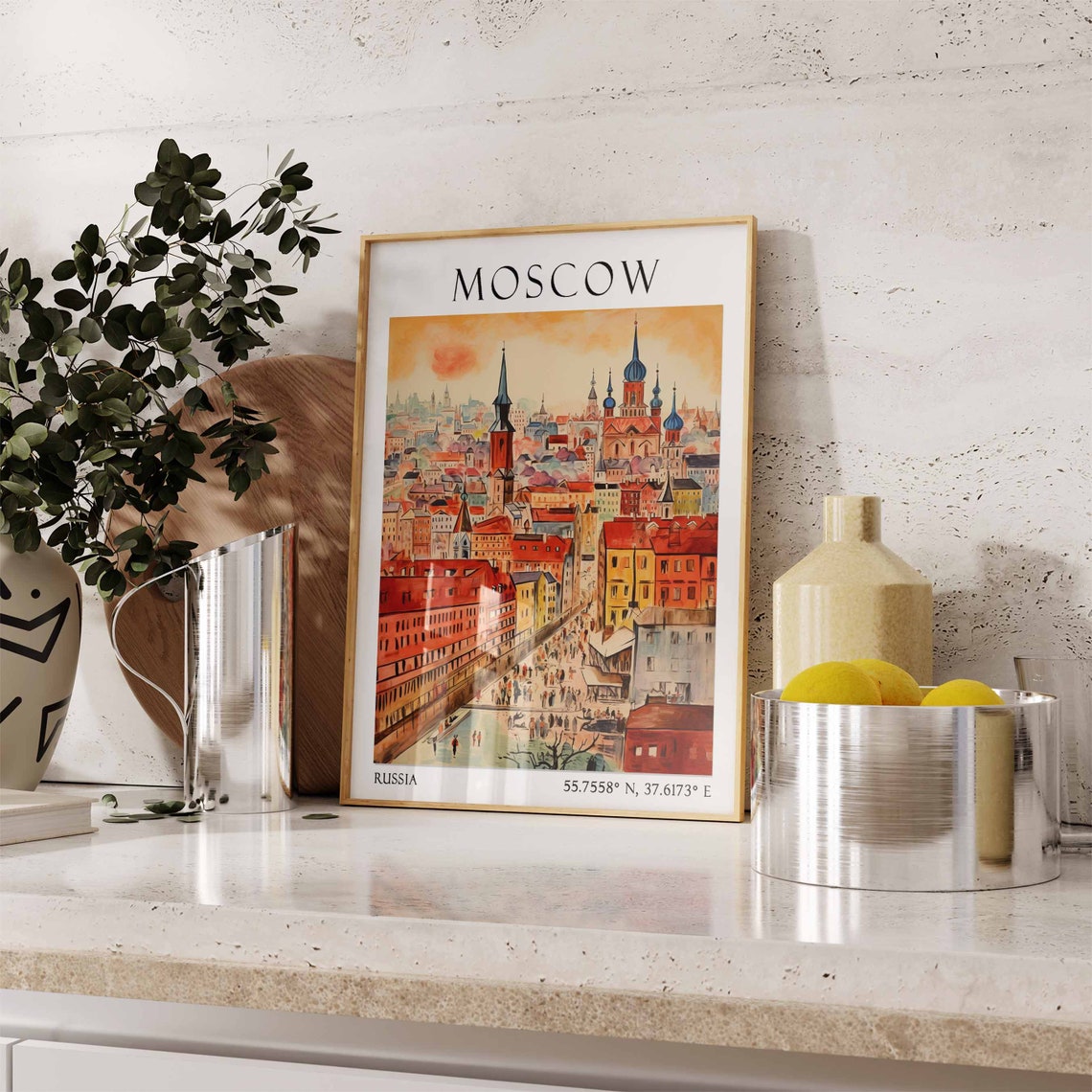 Moscow Travel Poster Moscow Travel Print Moscow Poster Moscow Travel Photo Moscow Wall Art Russia Travel - Image 3