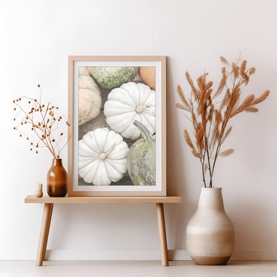 Pumpkins Art Print