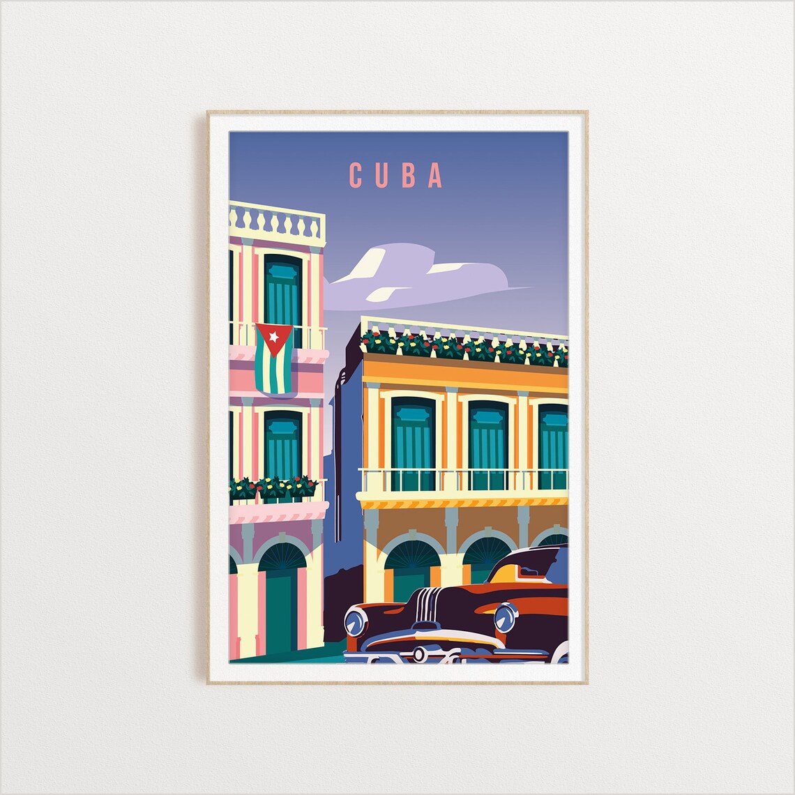 Cuba Travel Poster, Country City Wall Art Print - Image 2