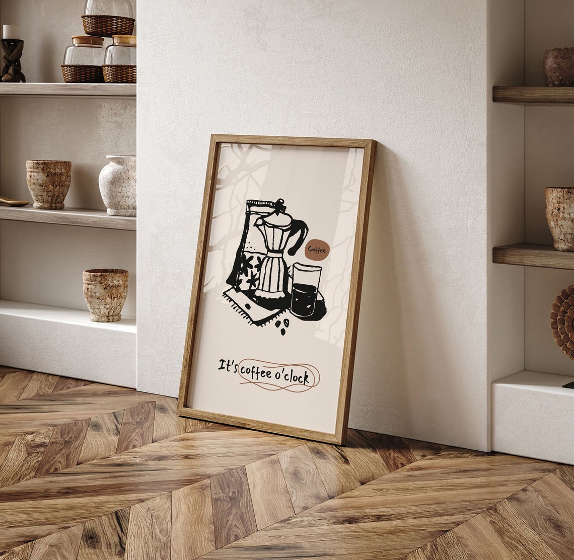 Coffee Poster Coffee Bar Wall Art Bar Cart Print Aesthetic Coffee Bar Decor Funny Kitchen Decor Coffee Art Print - Image 3