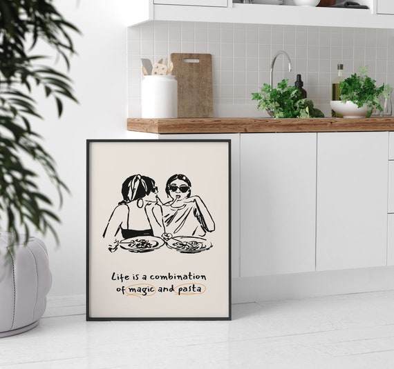 Bar Cart Decor Kitchen Wall Art Trendy Wall Art Kitchen Decor Dining Room Decor Wall Art Print