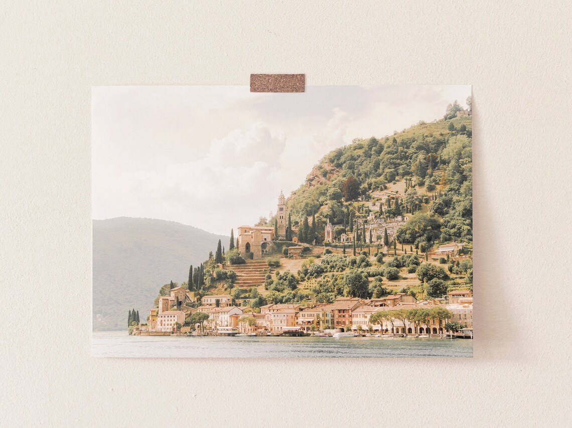Lake Como Italy Landscape Art Print, Travel Poster - Image 3