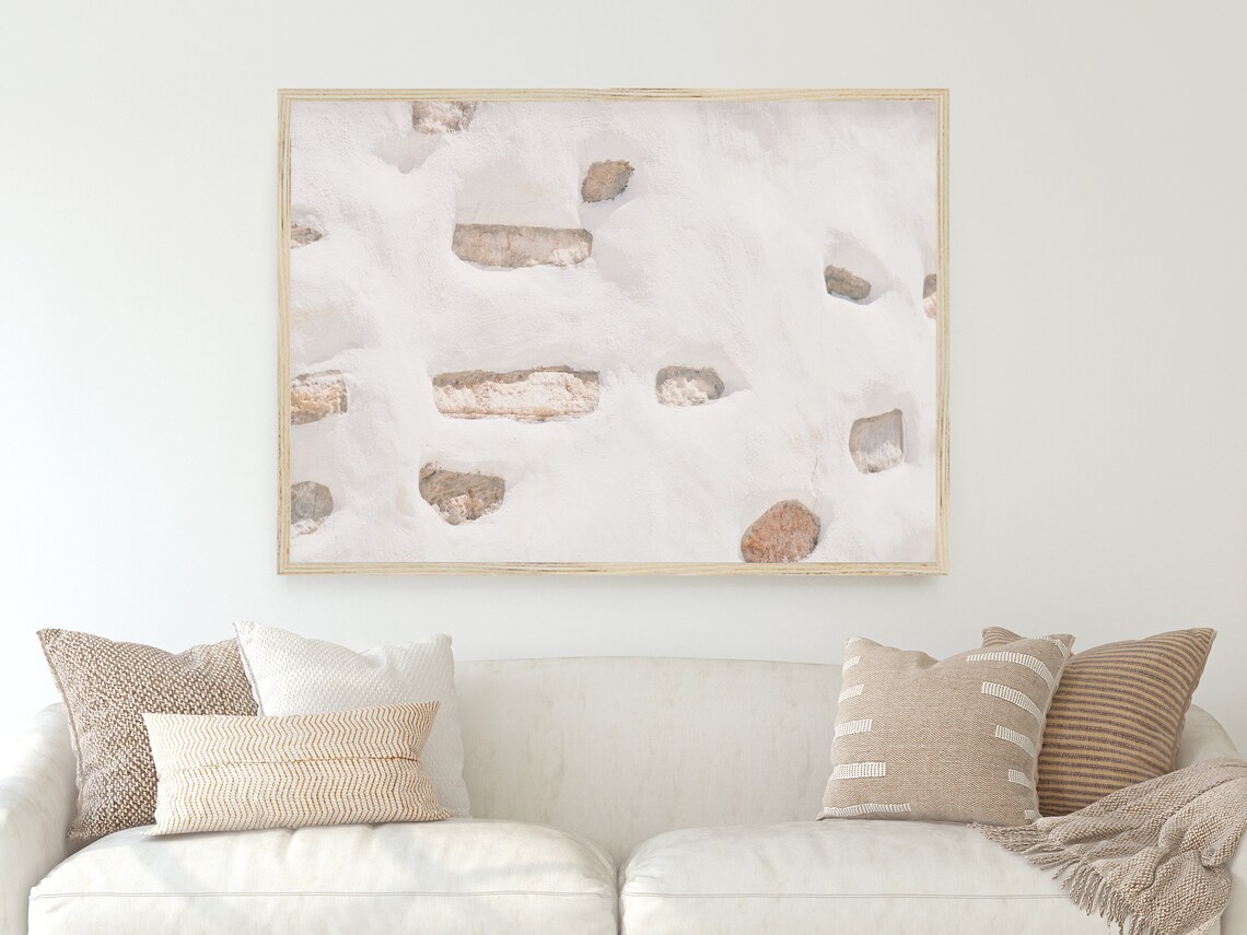 Greece Architecture Boho Neutral Decor Art Print - Image 3