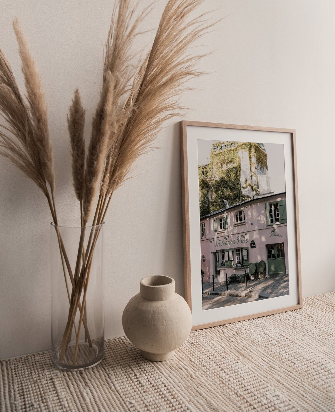 La Maison Rose Pink Restaurant Montmartre Paris Vintage Charm Poster - Image 2