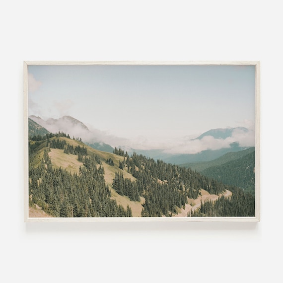 Rocky Mountain Print Colorado Wall Art Rustic Home Decor Landscape Photography Nature