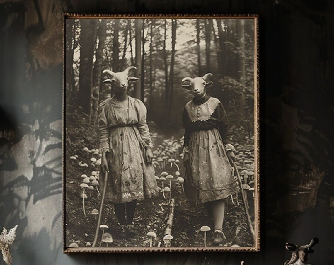 Vintage Cult Of The Forest Gothic Art Print