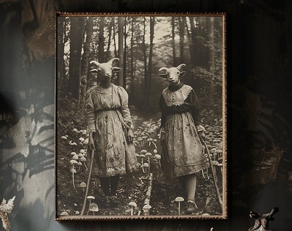 Vintage Cult Of The Forest Gothic Art Print