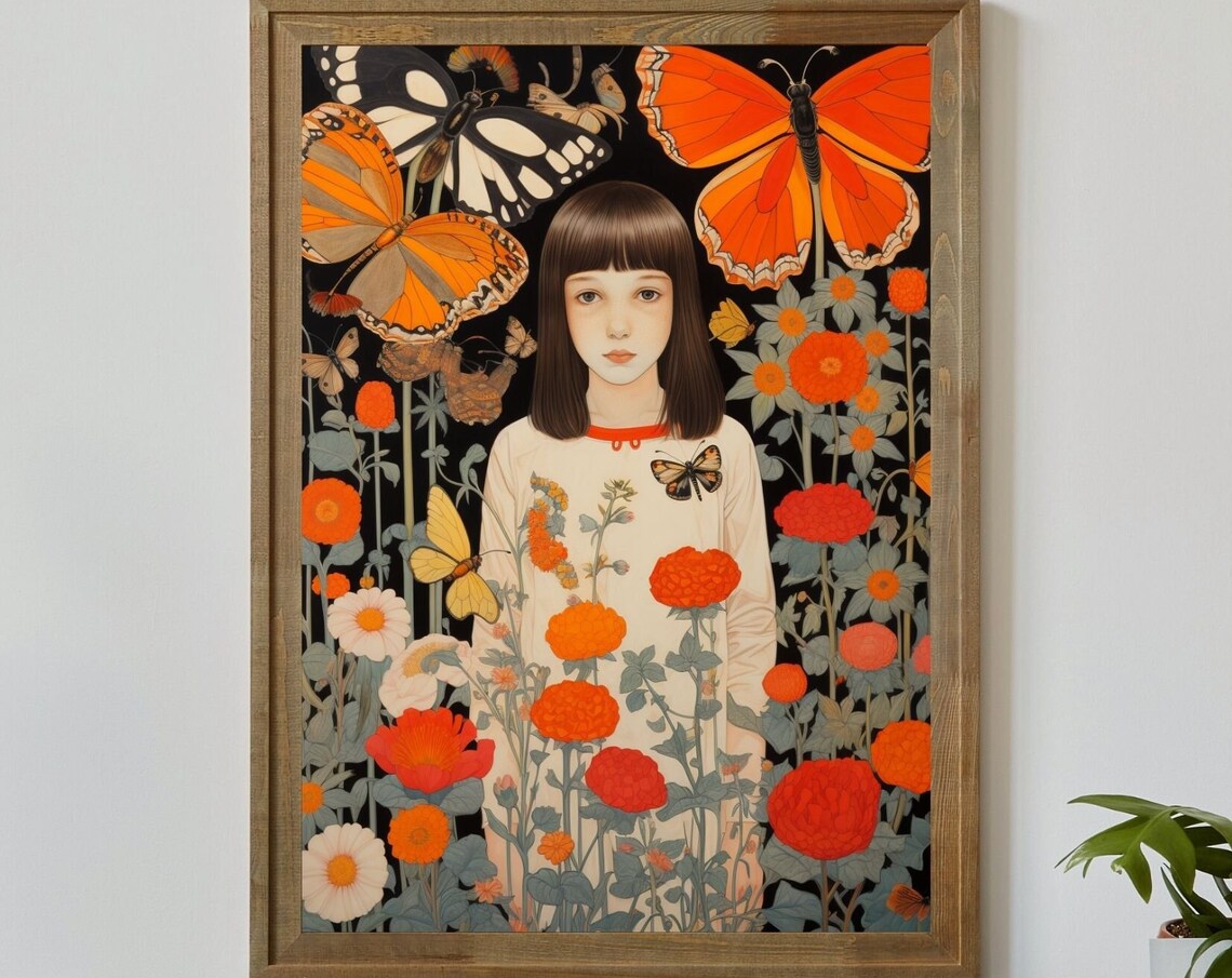 Wings And Things No23 Unique Canvas Art Print