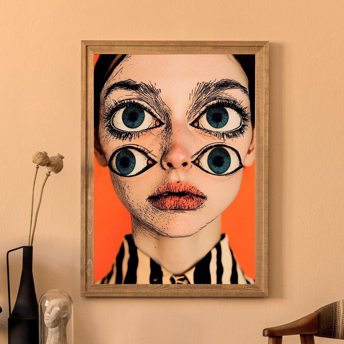 Nearsighted No2 Unique Canvas Art Print