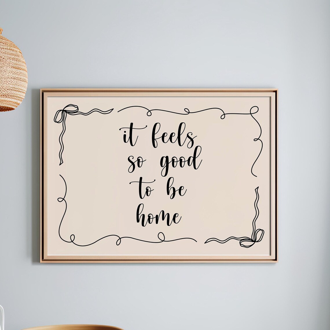It Feels So Good To Be Home, Affirmation Art Print - Image 4
