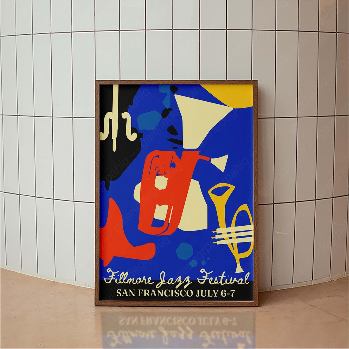 Fillmore Jazz Festival Poster, San Francisco Jazz