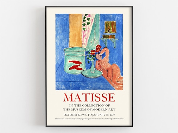 Henri Matisse Goldfish Bowl Painting 1978 MoMA Collection Poster