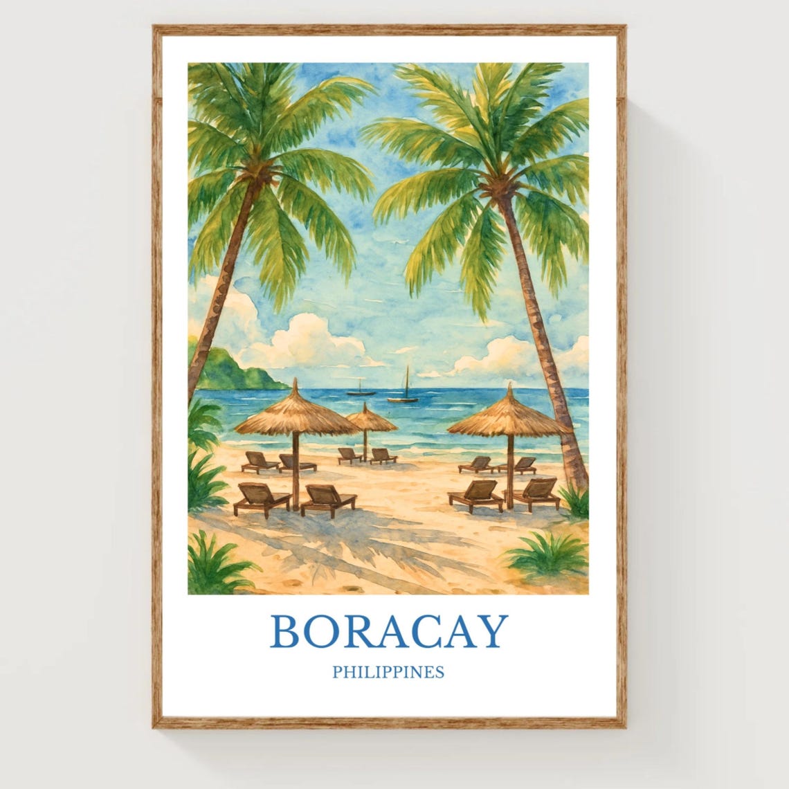 Boracay Travel Poster