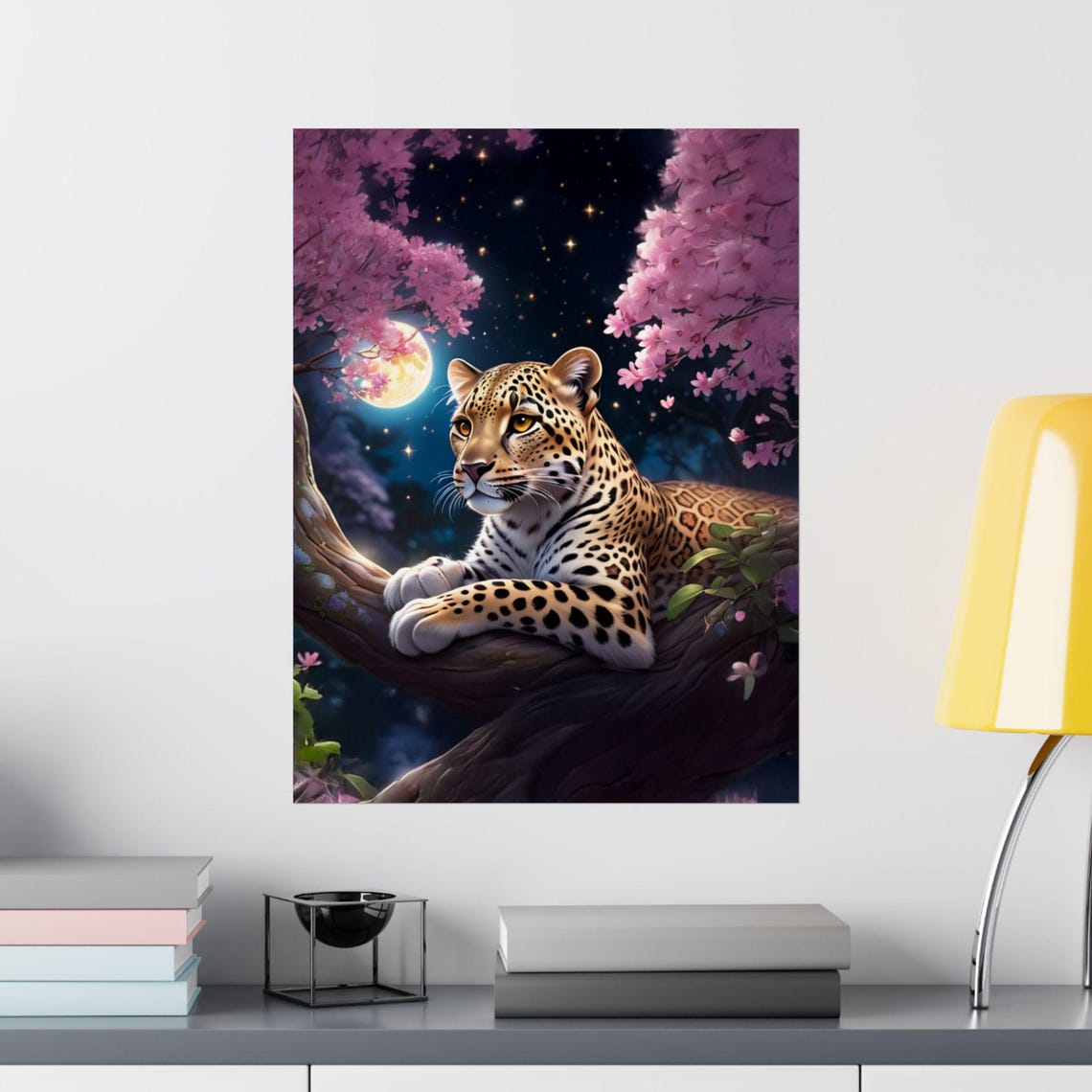 Leopard Whimsical Storybook Animal, Nursery Decor - Image 2