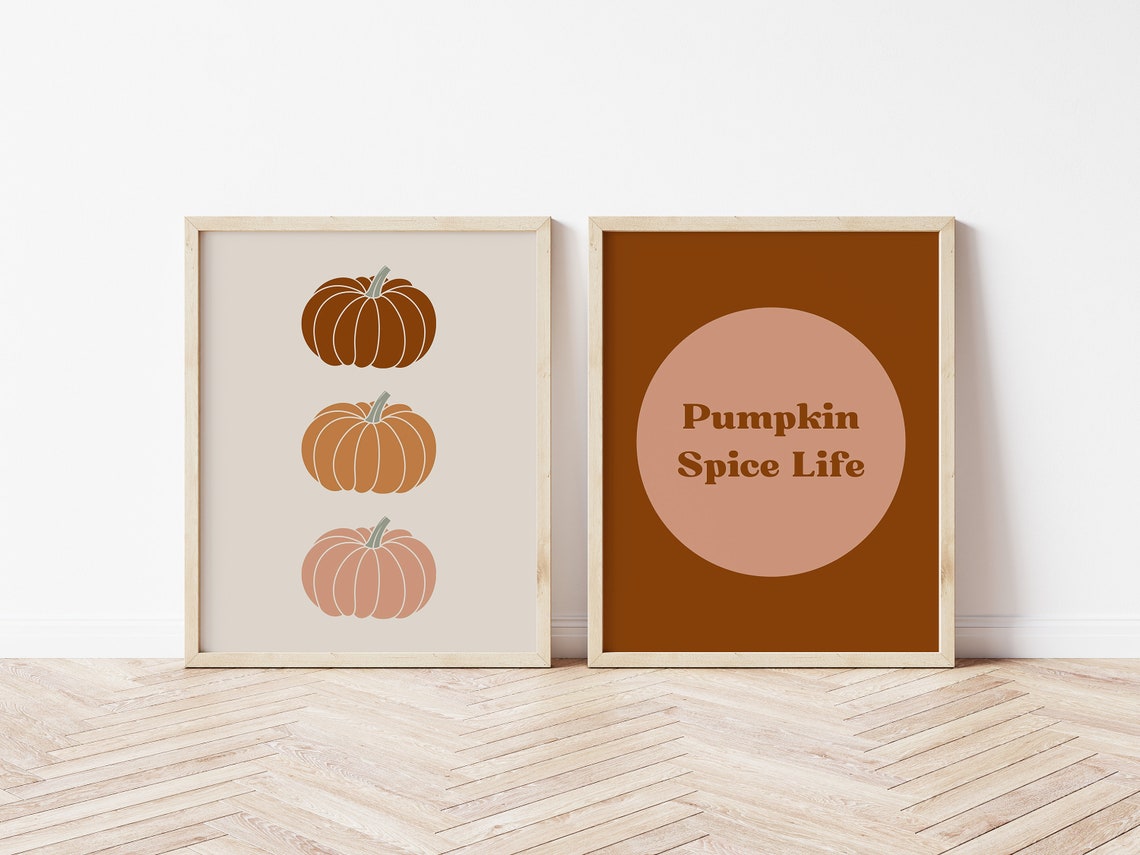 Pumpkins Poster, Boho Halloween Decor - Image 5