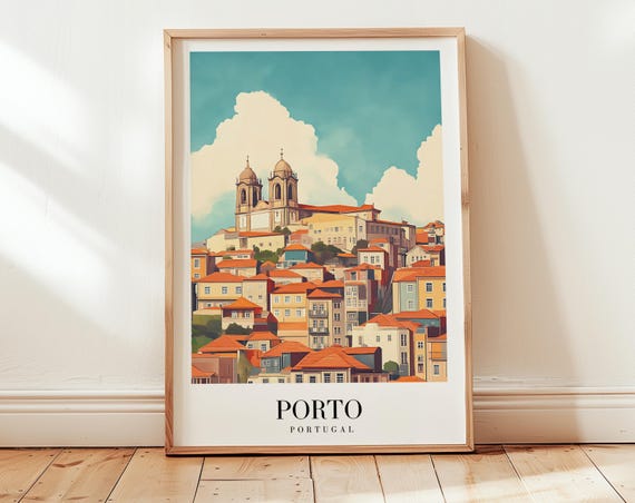 Porto Personalized Gift Art Print