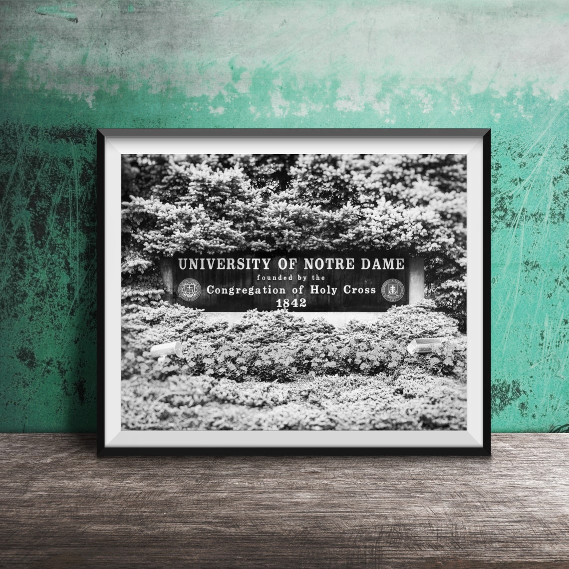 University Of Notre Dame Sign Art Photography Unframed Wall Art Photo Modern Fine Art Photography South Bend Indiana Fighting Irish - Image 2