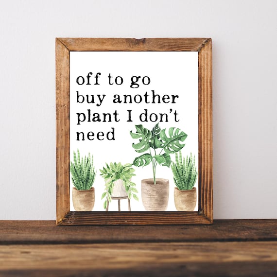Plant Lady Gifts House Decor Mom Sign Lovers Gift Funny Signs