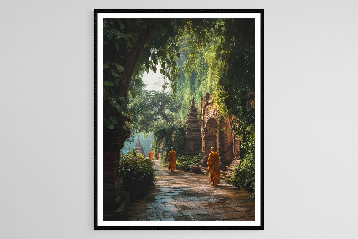 Chiang Mai Temples, Thailand Serene Scene