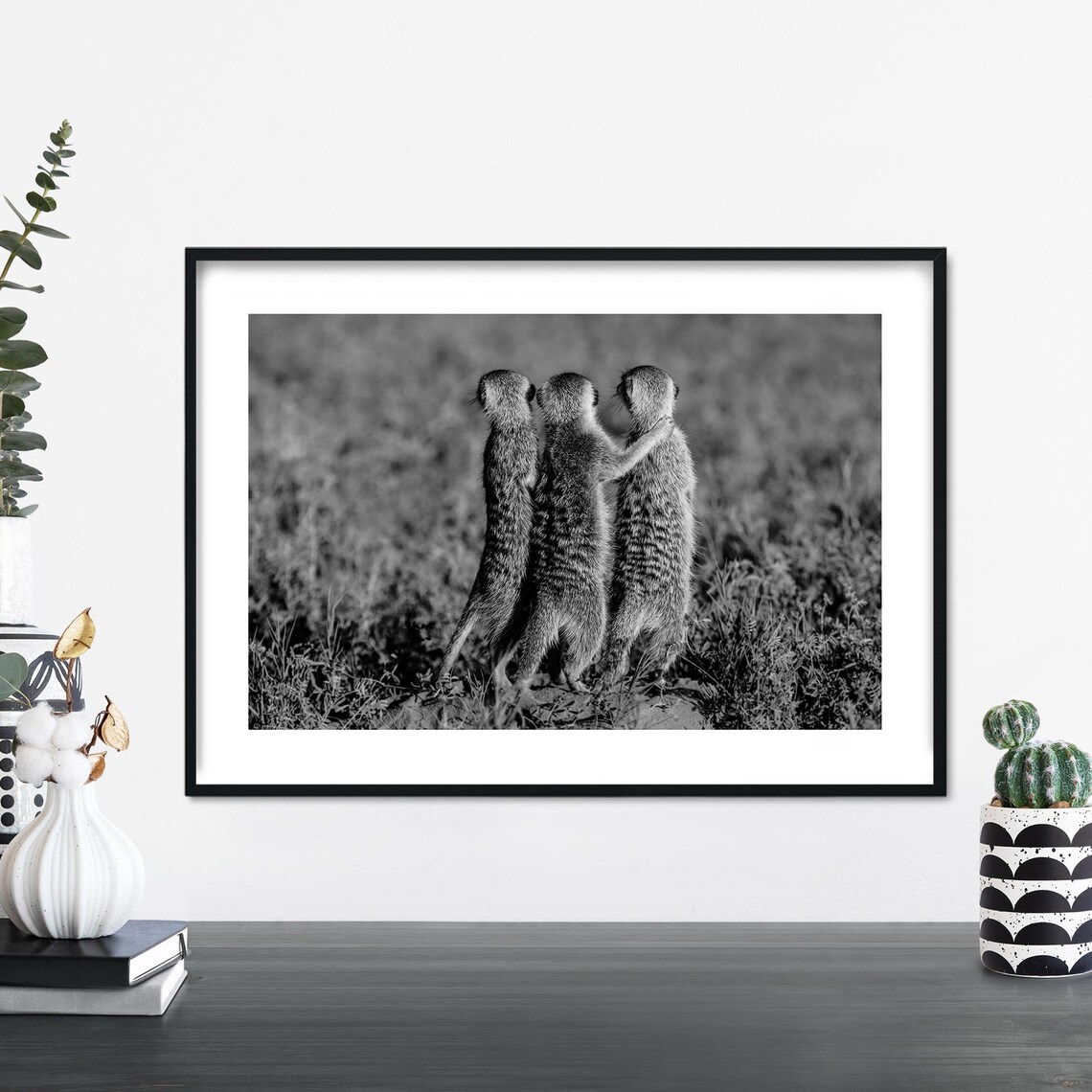 Meerkats Photographic Print, Animal Wall Art