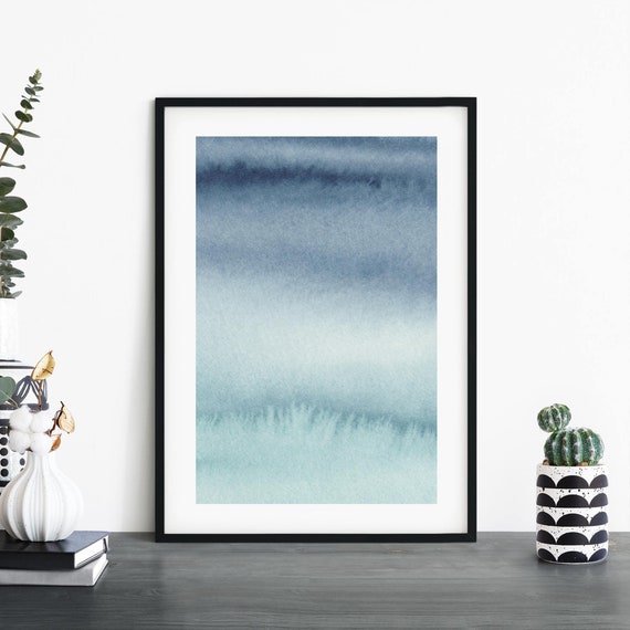 Seaside Abstract Wall Art Print