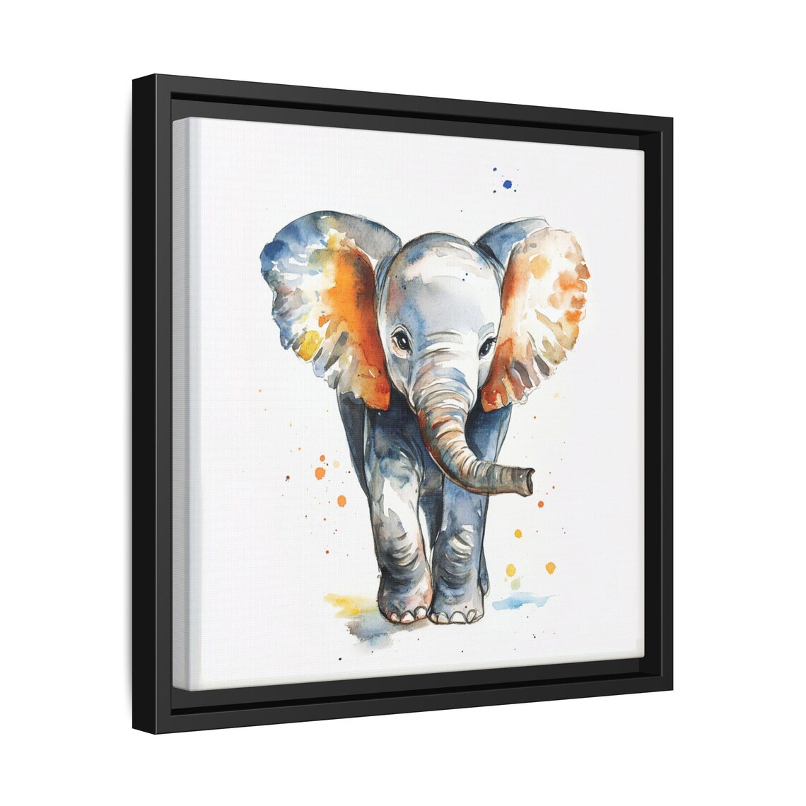 Elephant Watercolor Animal Print, Nursery Decor - Image 2
