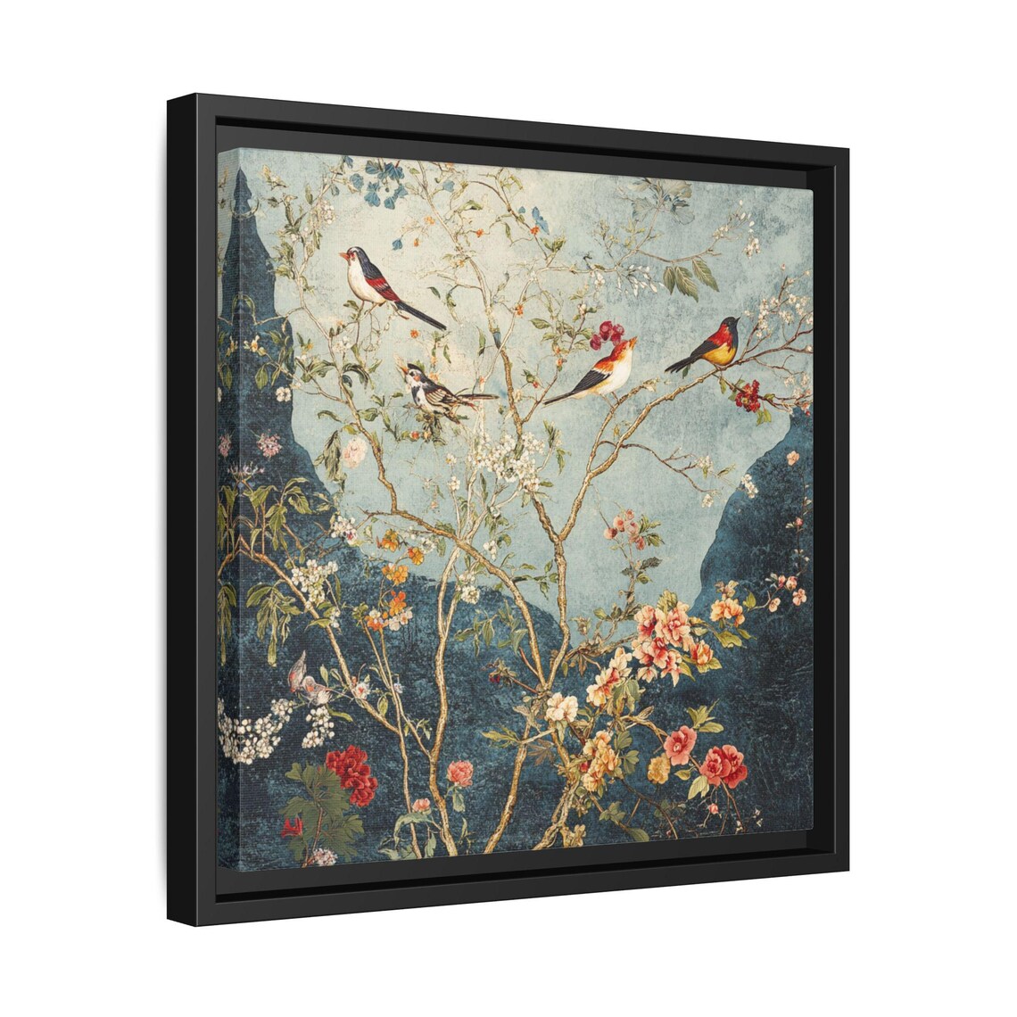 Asian Bird Art Print, Chinoiserie Japandi Decor - Image 2
