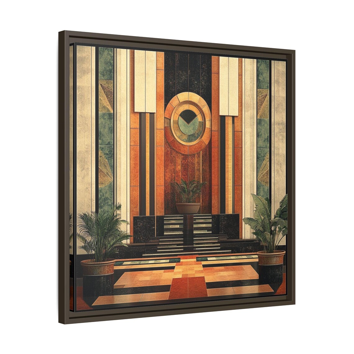Art Deco Living Room Artwork, Elegant Gallery Piece - Image 3