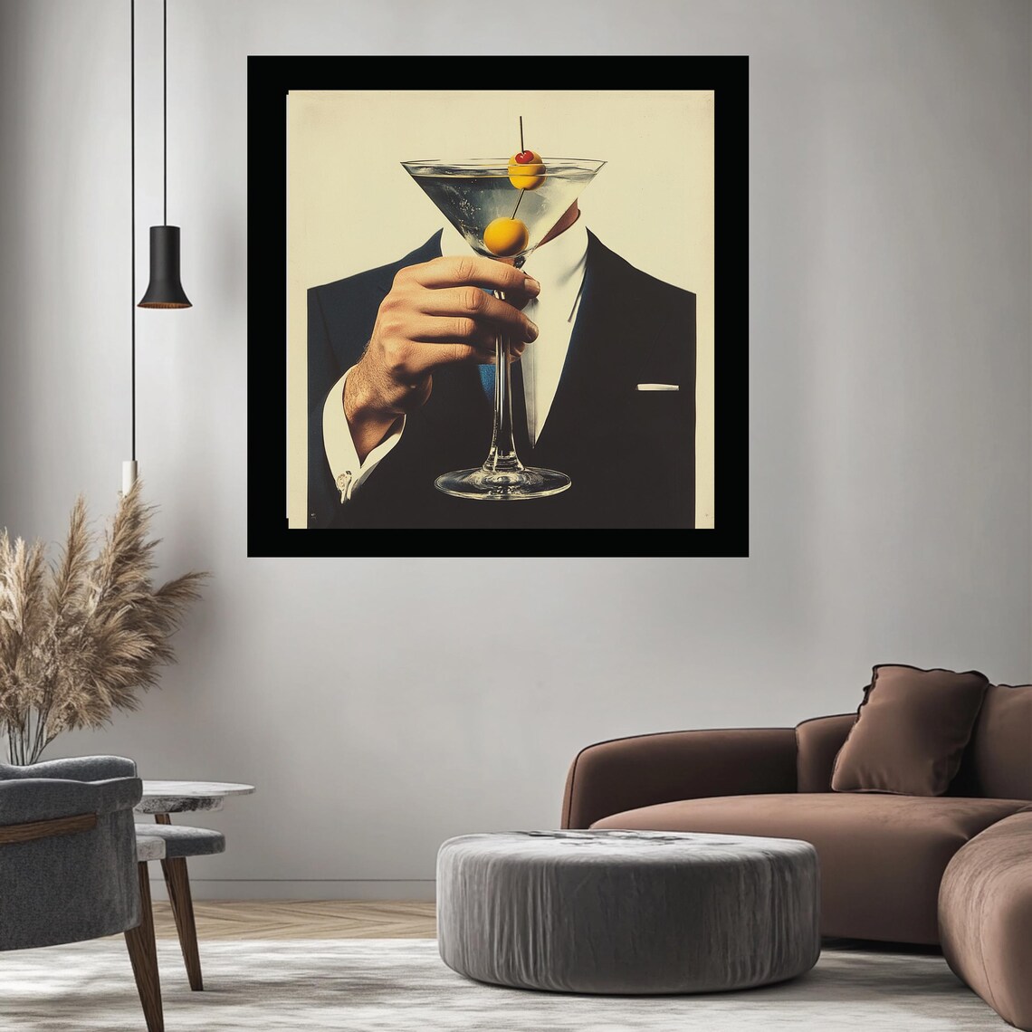 Elegant Cocktail Vintage Bar Artwork, Gift For Cocktail Lovers - Image 4