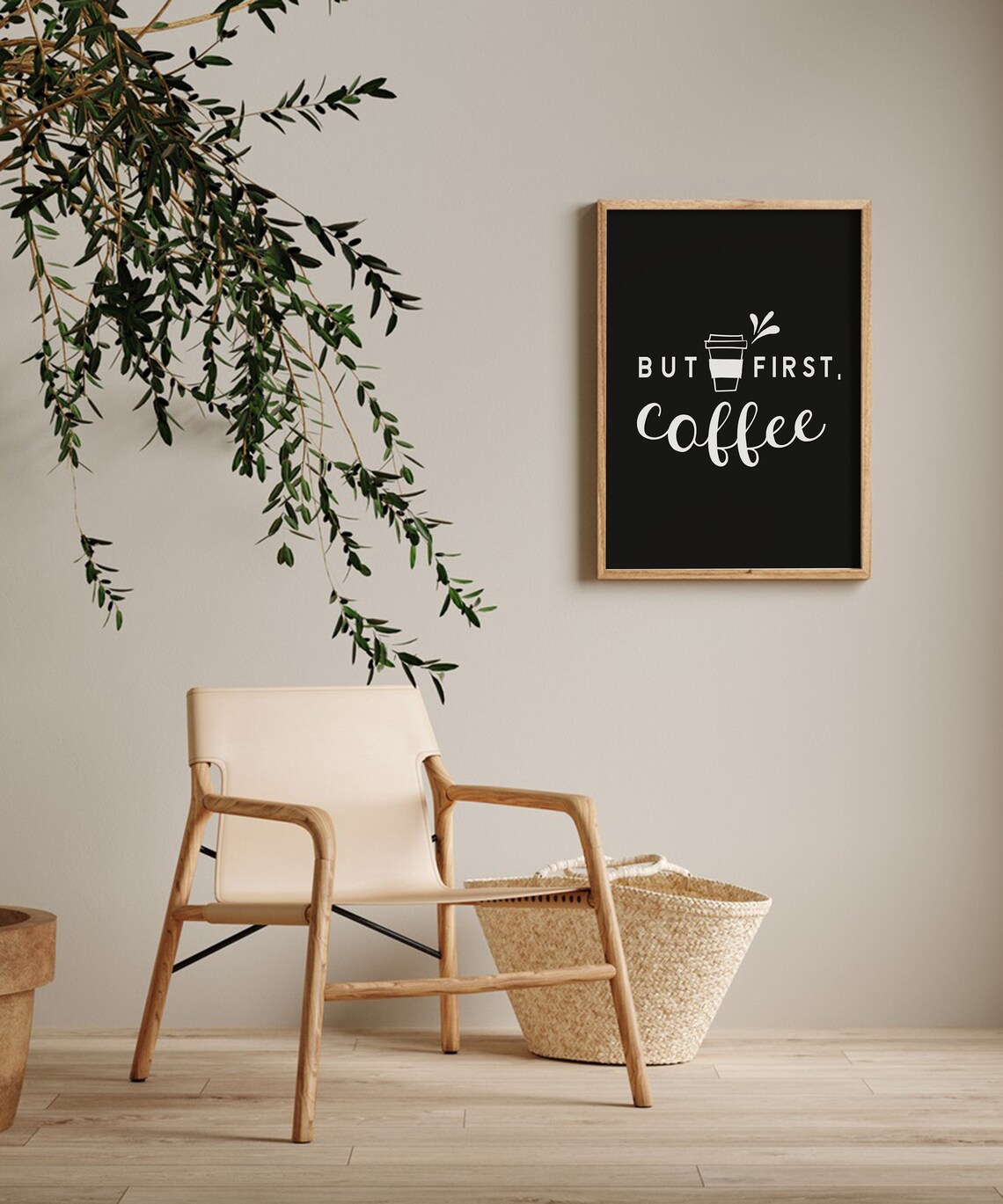 But First Coffee Wooden Sign Farmhouse Sign Farmhouse Style Farmhouse Decor Kitchen Sign Coffee Bar Sign Black Background - Image 5