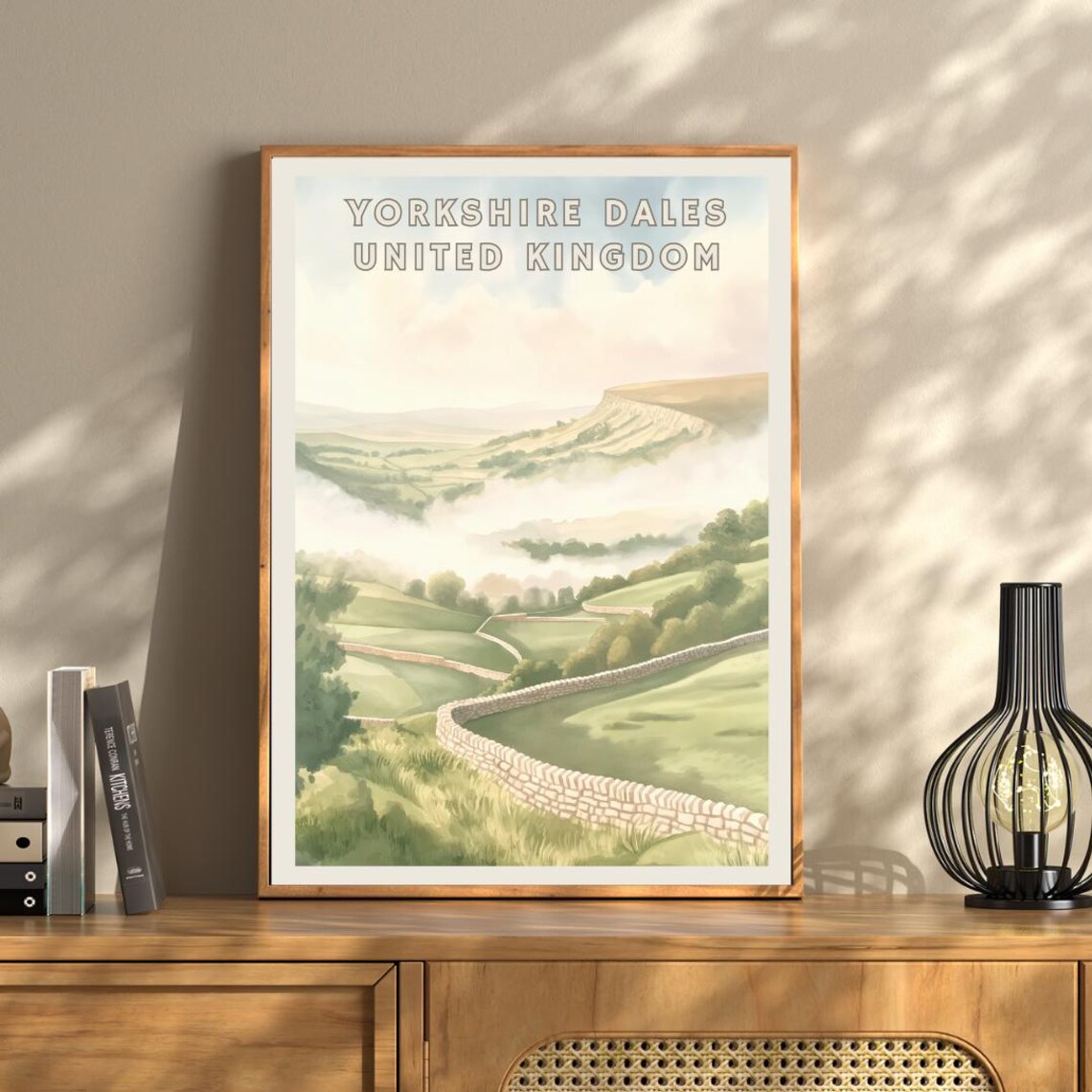 Yorkshire Dales Art Print, English Countryside Landscape - Image 3
