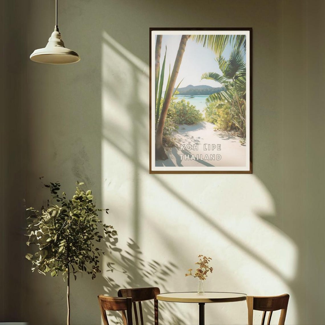 Koh Lipe Thailand Poster Tropical Island Wall Art Ocean Beach Decor Thailand Travel Print Southeast Asia Travel Se Asia Travel Poster - Image 2