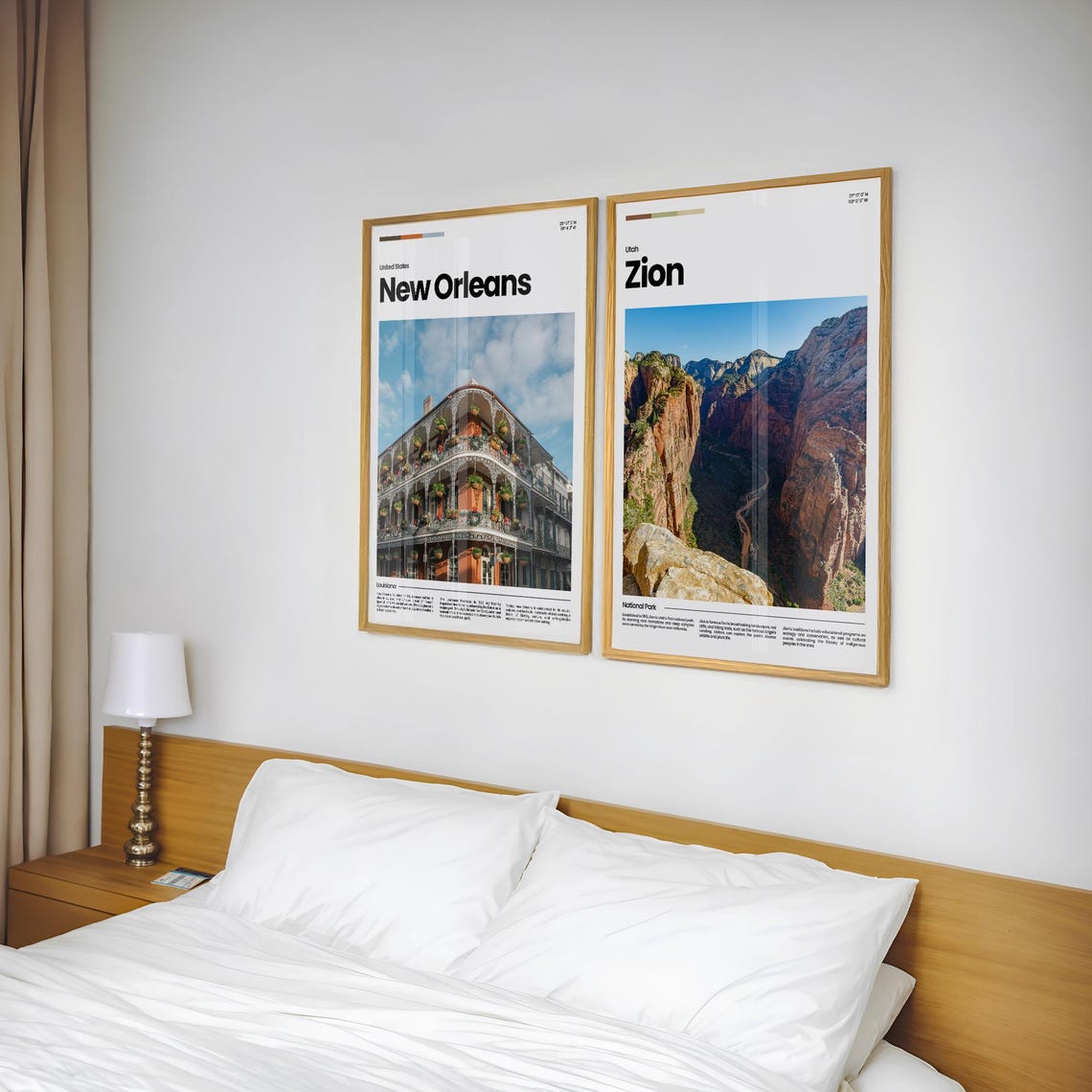 Zion Travel Poster Zion Poster Zion Photo Poster Zion Art Print Zion Art Usa Poster National Park Travel Gift - Image 2