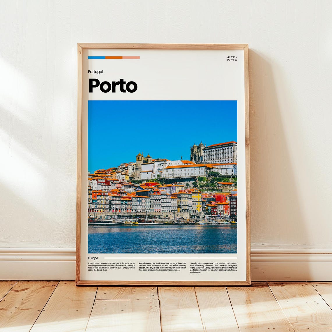 Porto Poster Print Photo Wall Art Portugal Travel Gift