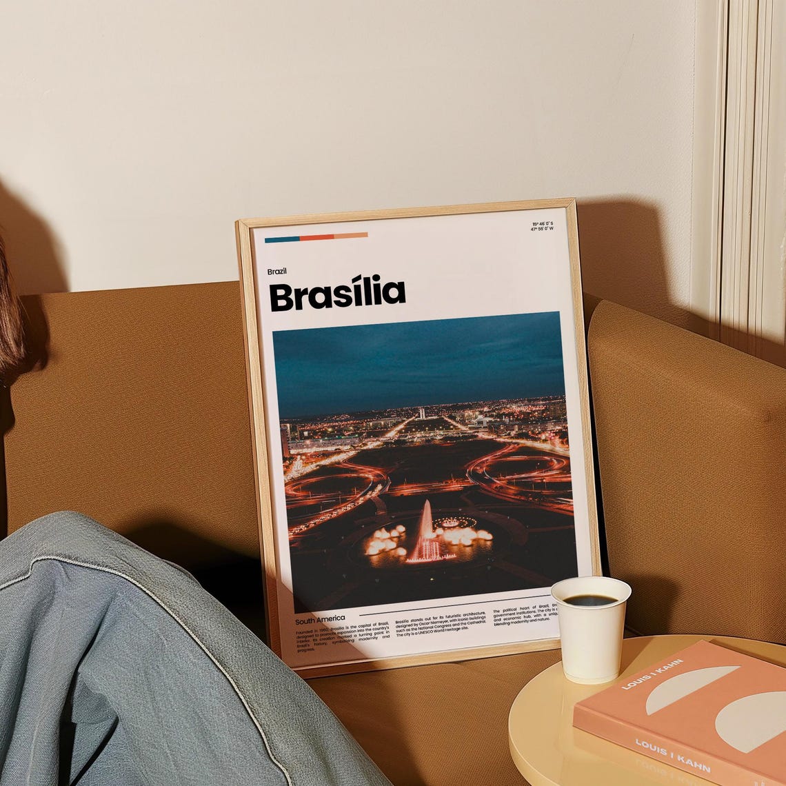 Brasilia Travel Poster Brasilia Poster Brasilia Photo Poster Brasilia Art Print South America Poster Travel Poster Print Travel Gift - Image 4