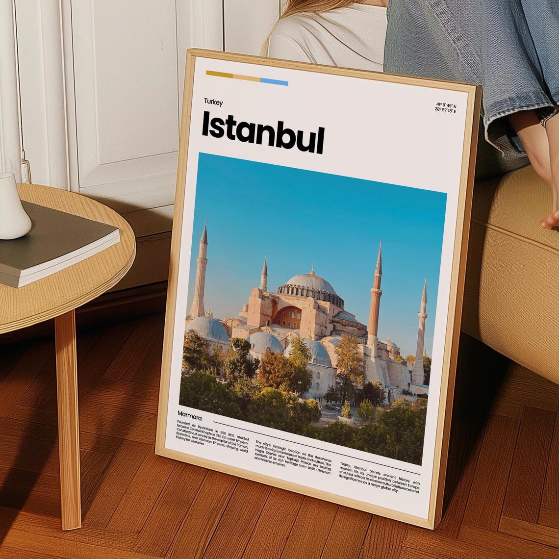 Istanbul Travel Poster Istanbul Poster Istanbul Photo Poster Istanbul Art Print Istanbul Art Turkey Travel Poster Travel Gift - Image 3