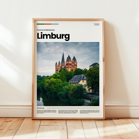 Limburg Poster Print Photo Wall Art Netherlands Travel Gift