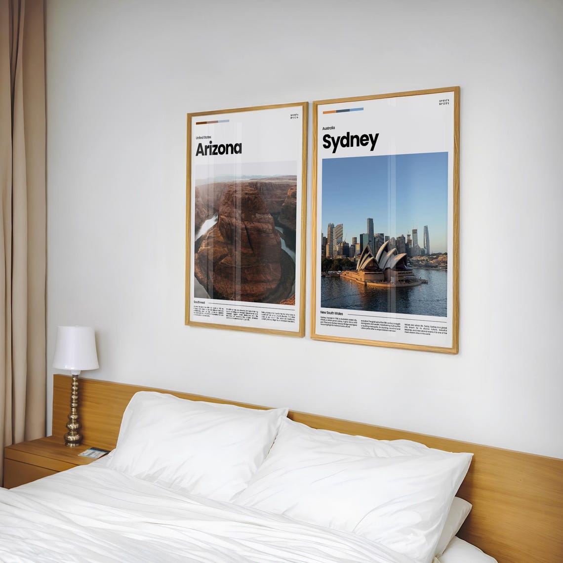 Sydney Australia Opera House Harbour Skyline Travel Art Poster - Image 2