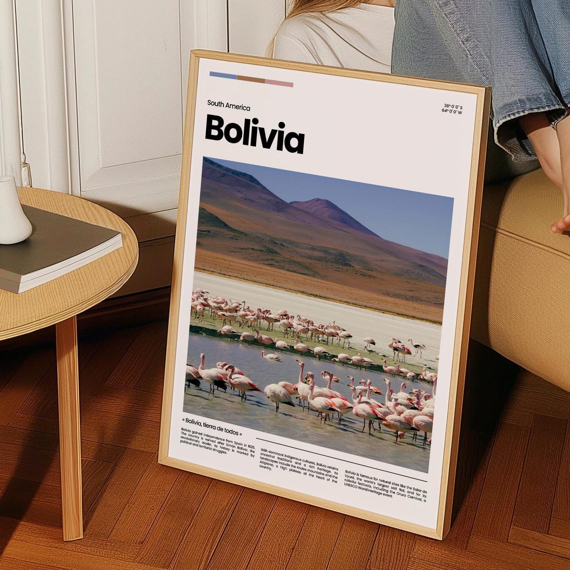 Bolivia Travel Poster Bolivia Poster Bolivia Photo Poster Bolivia Art Print Bolivia Art South America Poster Travel Gift - Image 3