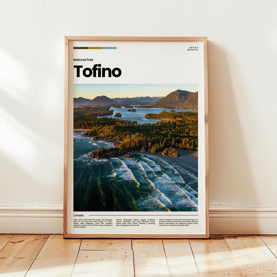 Tofino Poster Print Photo Wall Art Canada National Park Travel Gift