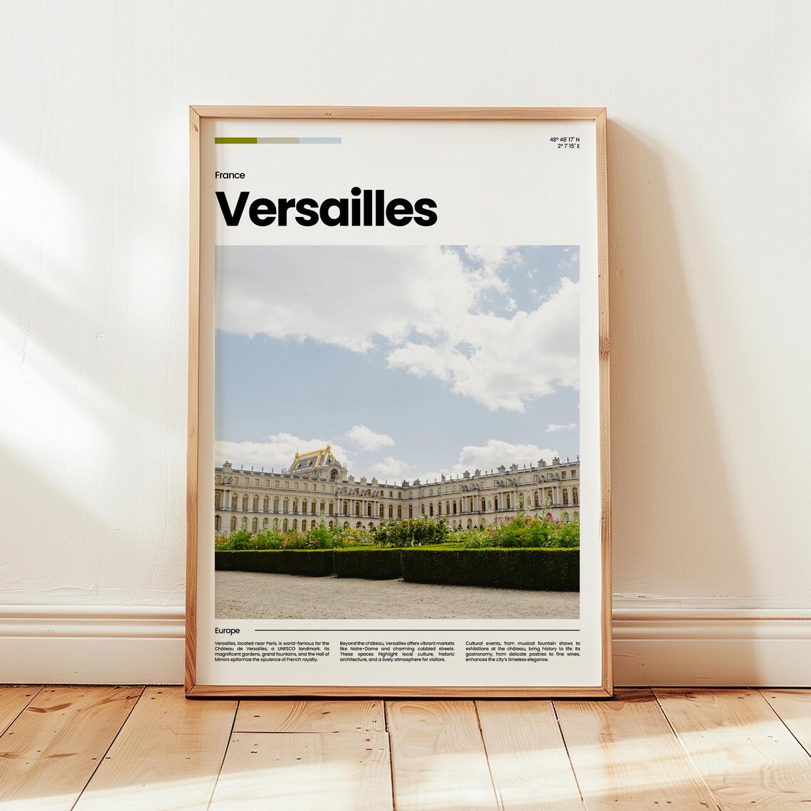 Versailles France Palace Grand Gardens Photo Travel Wall Poster