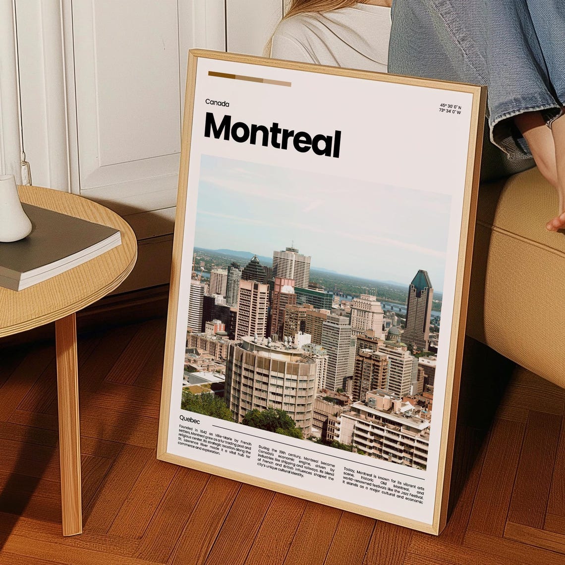 Montreal Travel Poster Montreal Poster Montreal Photo Poster Montreal Art Print Canada Poster Canada Travel Poster Travel Gift - Image 3
