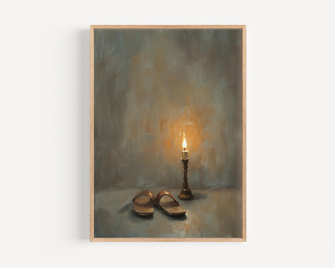 Lamp To My Feet Christian Minimalist Art Print